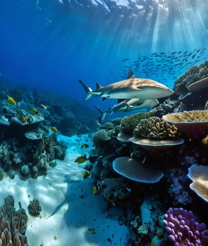 Récif corallien et vie sous-marine